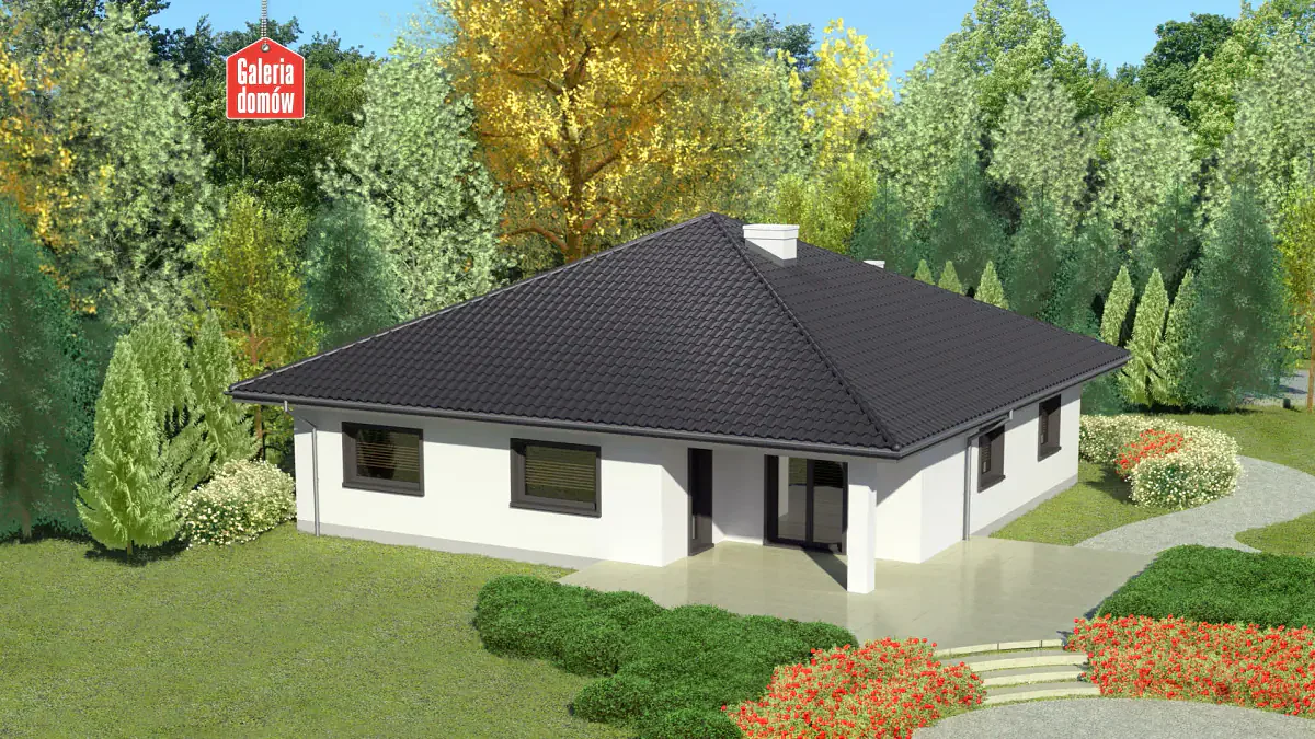 Wizualizacja domu przy Rubinowej 3 bis - zdjęcie 2