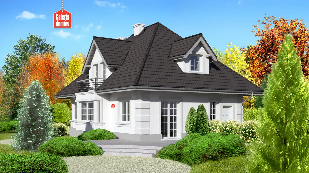 Wizualizacja domu przy Sielskiej 3 - zdjęcie 2