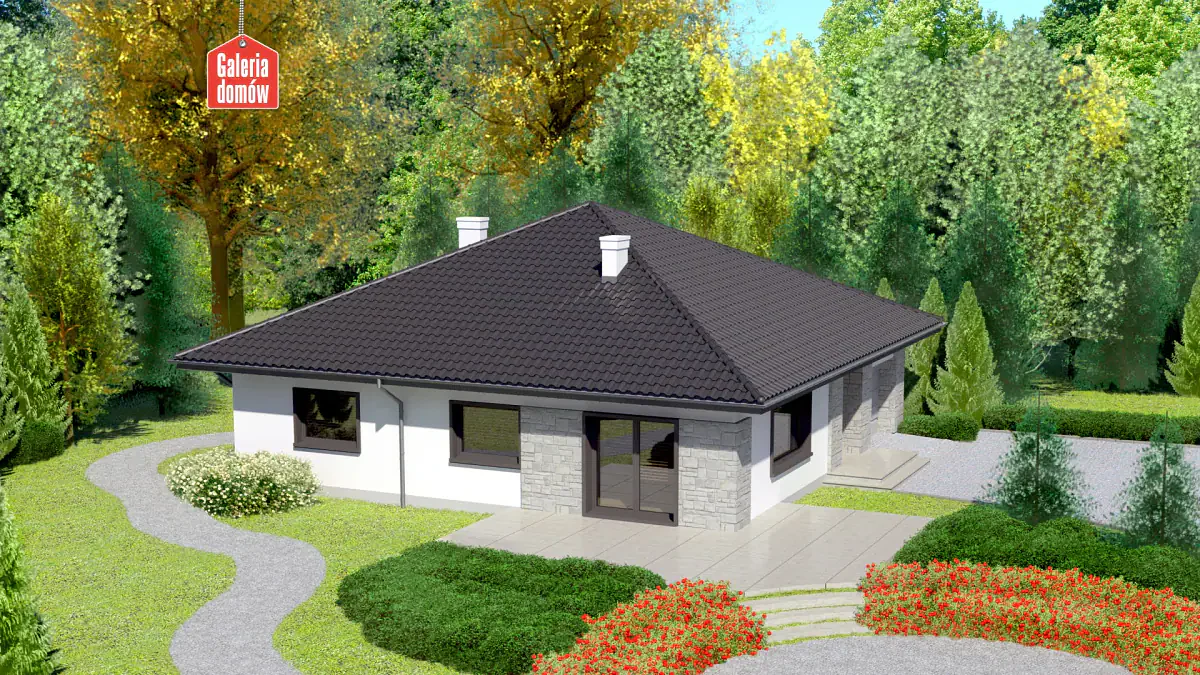 Wizualizacja domu przy Słonecznej 2 - zdjęcie 2