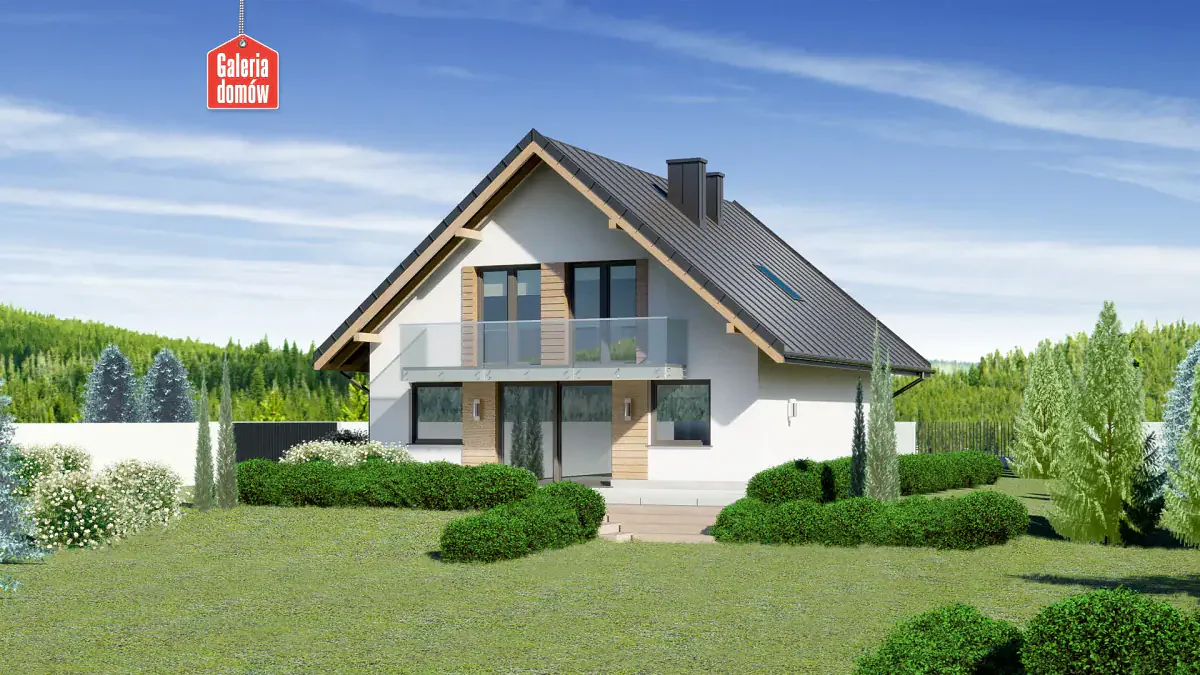 Wizualizacja domu przy Wiązowej 3 - zdjęcie 2