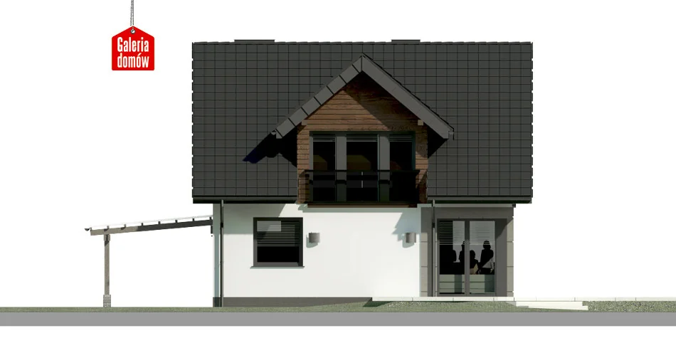 Elewacja boczna lewa