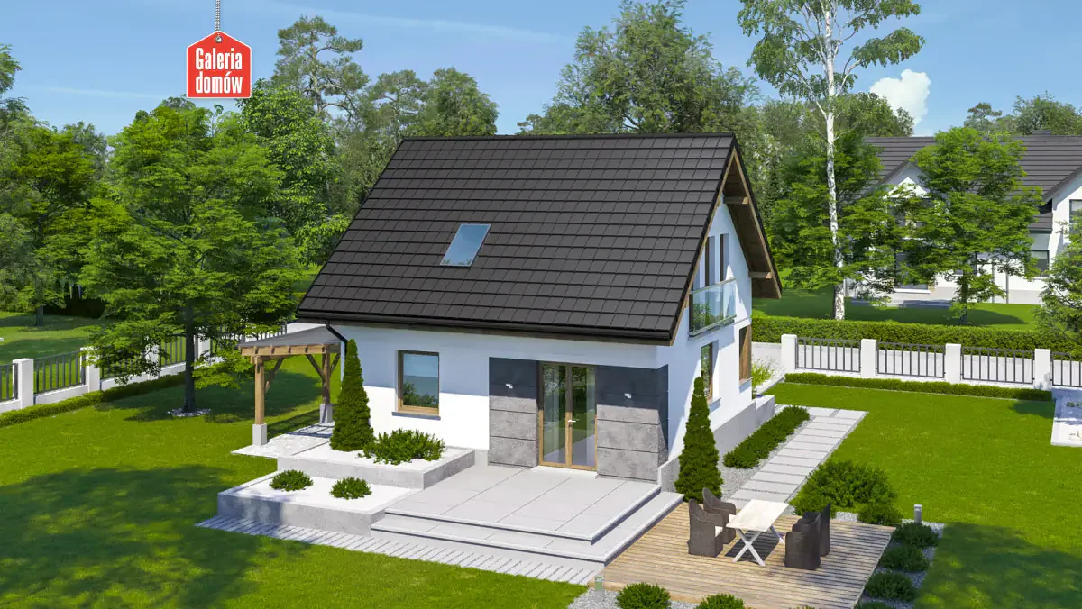 Wizualizacja domu przy Wiosennej 21 - zdjęcie 2