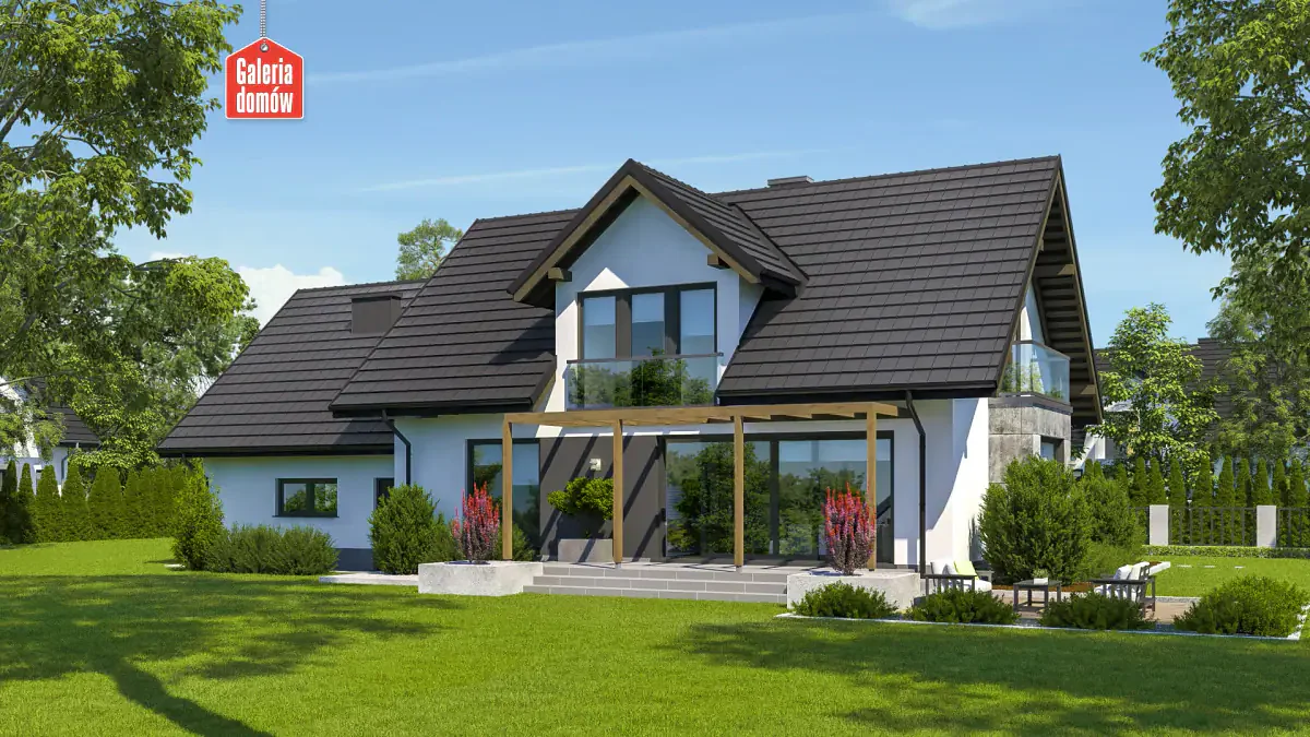 Wizualizacja domu przy Wiosennej 22 - zdjęcie 2