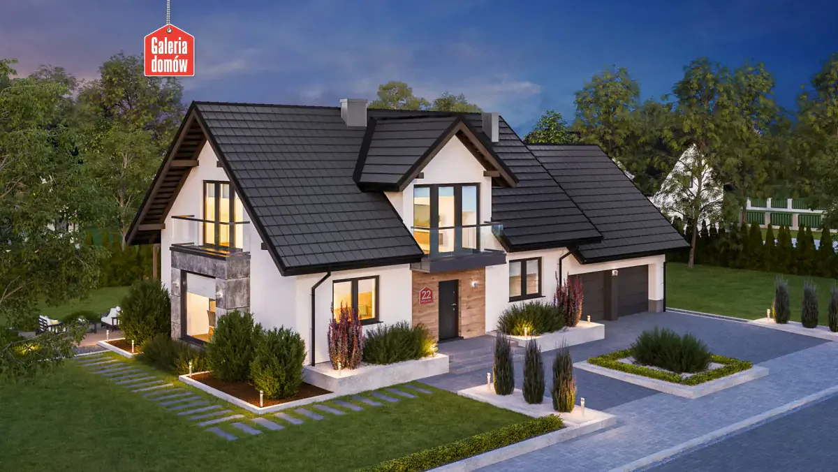 Wizualizacja domu przy Wiosennej 22 - zdjęcie 3