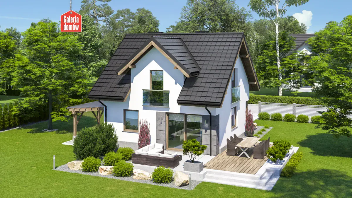 Wizualizacja domu przy Wiosennej 23 - zdjęcie 2