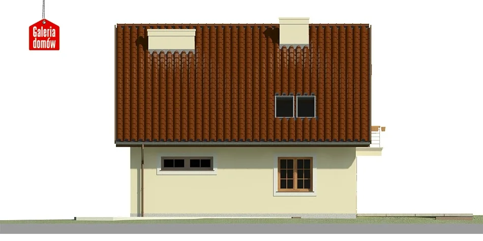 Elewacja boczna lewa