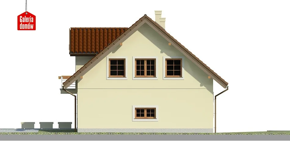 Elewacja boczna prawa