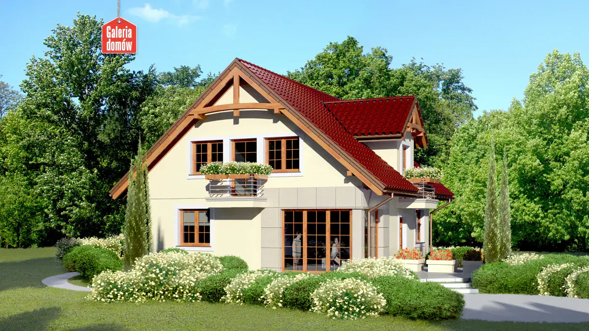 Wizualizacja domu przy Wiosennej 5 - zdjęcie 2