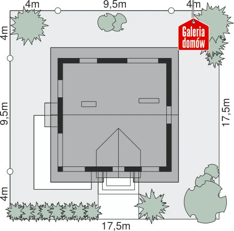 Usytuowanie na działce