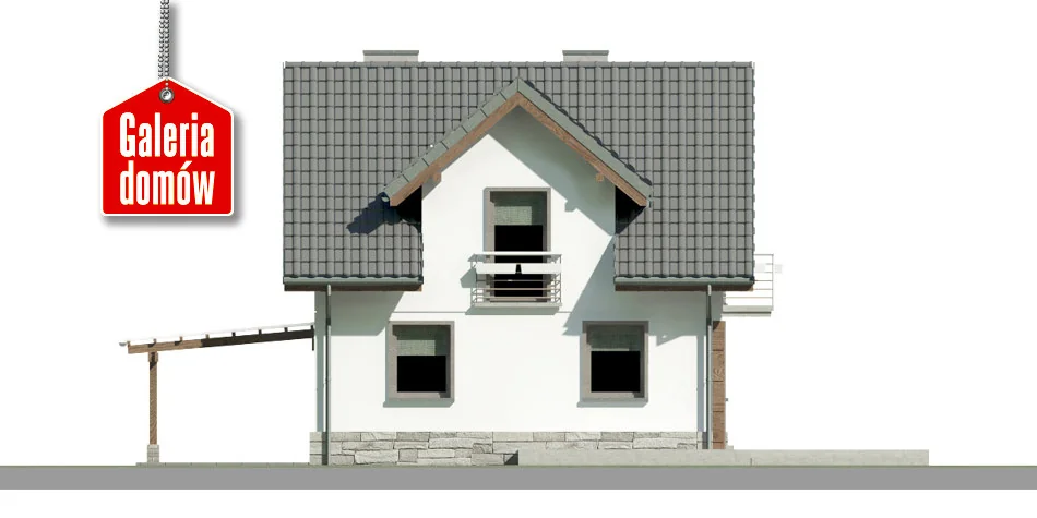 Elewacja boczna lewa