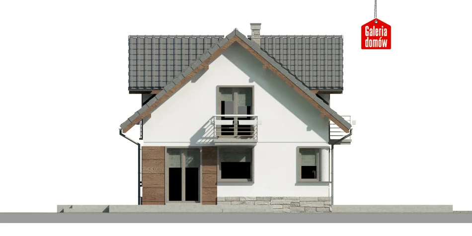 Elewacja boczna prawa