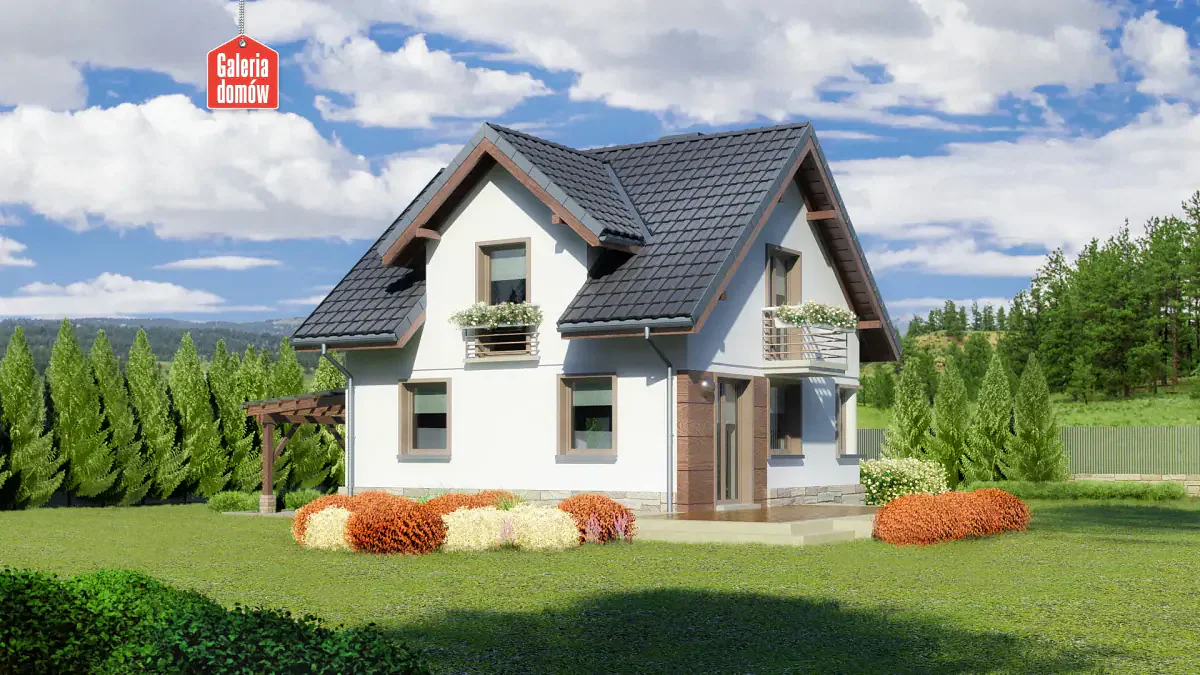 Wizualizacja domu przy Wiosennej 6 - zdjęcie 2