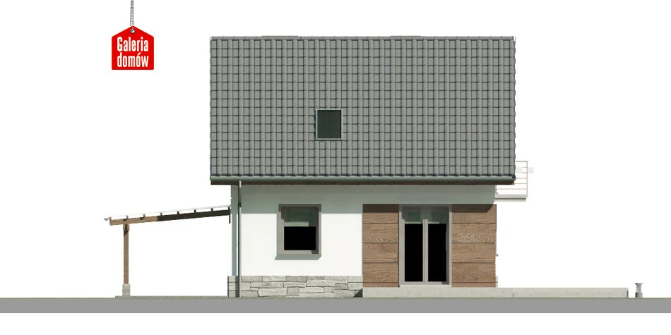 Elewacja boczna lewa