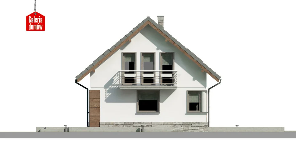 Elewacja boczna prawa