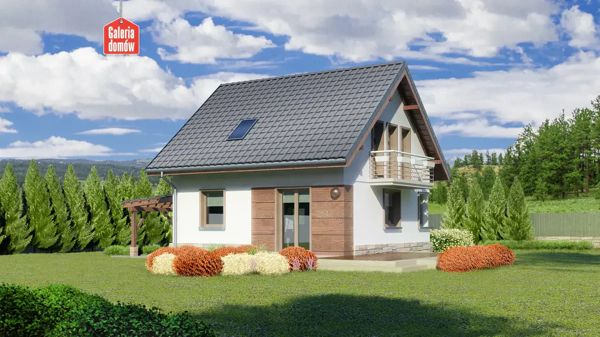 Wizualizacja domu przy Wiosennej 8 - zdjęcie 2