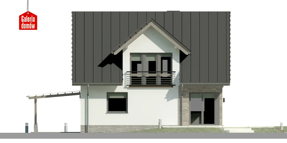 Elewacja boczna lewa