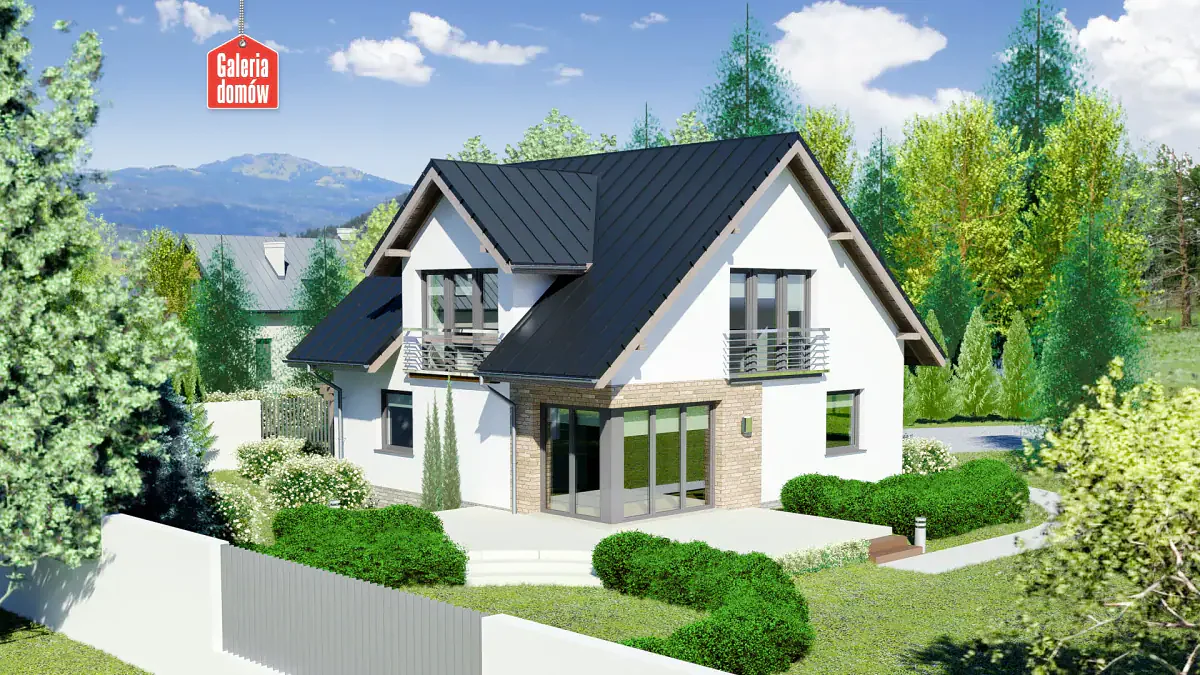 Wizualizacja domu przy Wiosennej 9 - zdjęcie 2