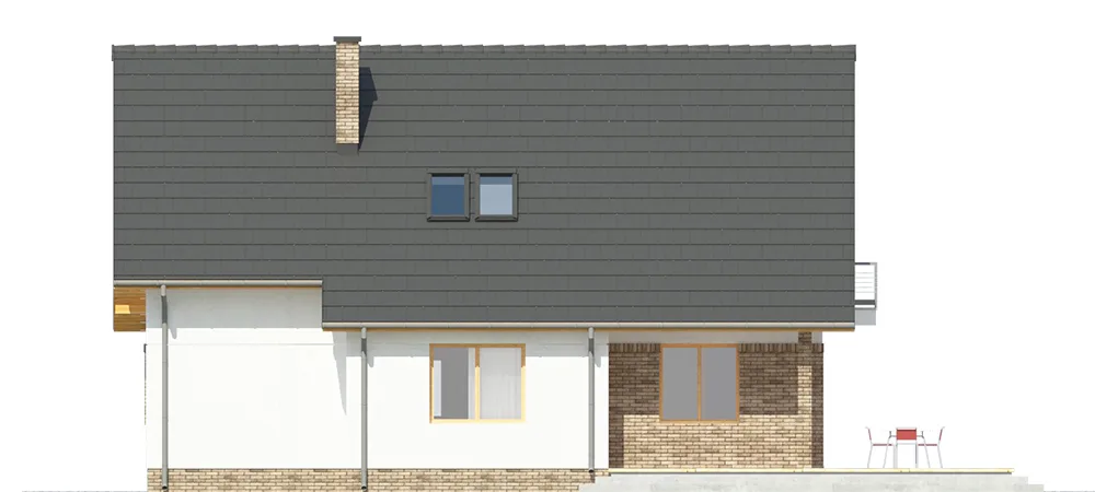 Elewacja boczna lewa