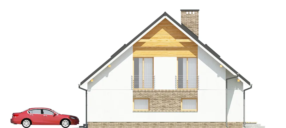 Elewacja boczna prawa