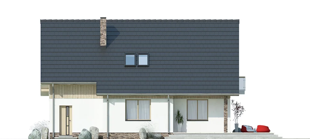 Elewacja boczna lewa