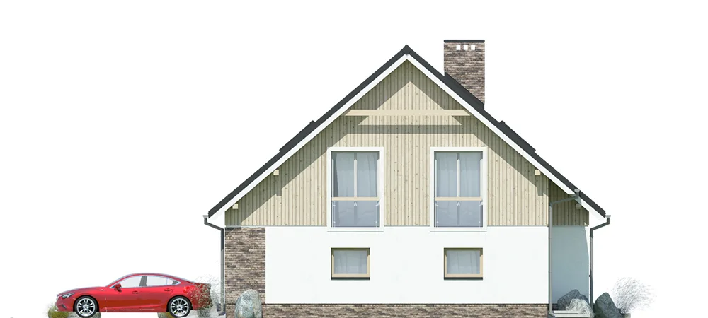 Elewacja boczna prawa