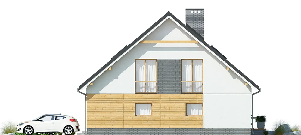 Elewacja boczna prawa