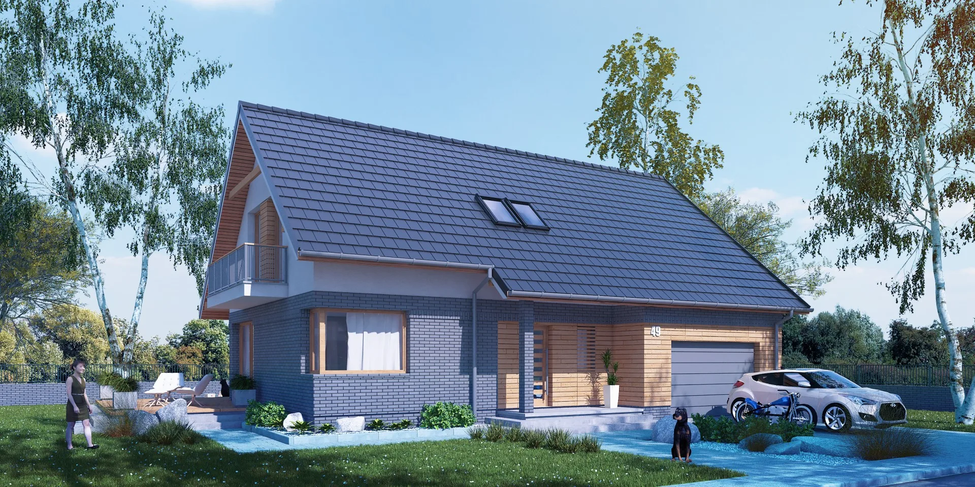 Wizualizacja projektu Acceptus II G1 - zdjęcie 2