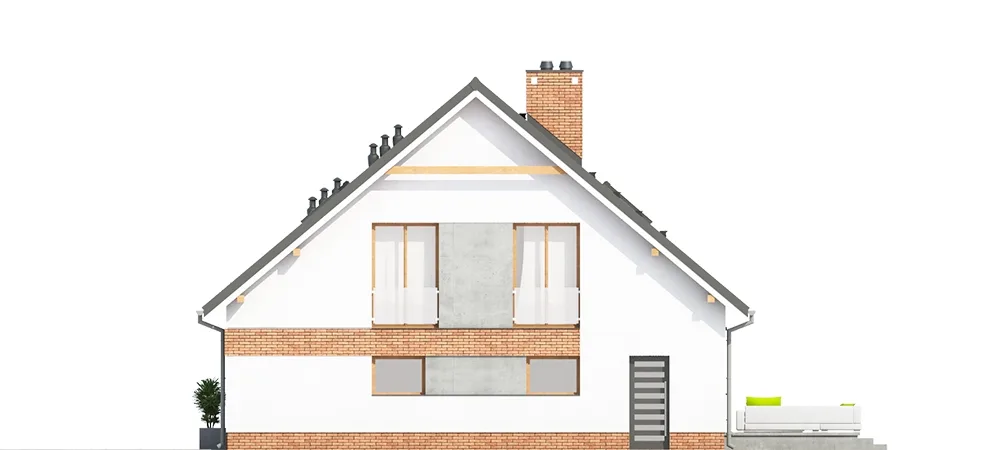 Elewacja boczna prawa