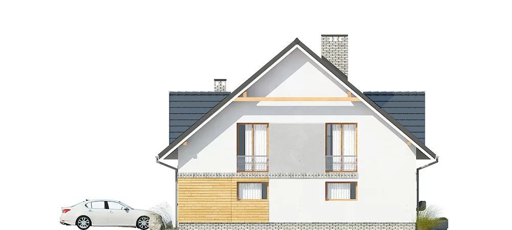 Elewacja boczna prawa