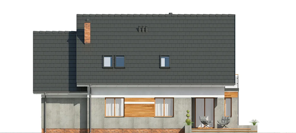 Elewacja boczna lewa