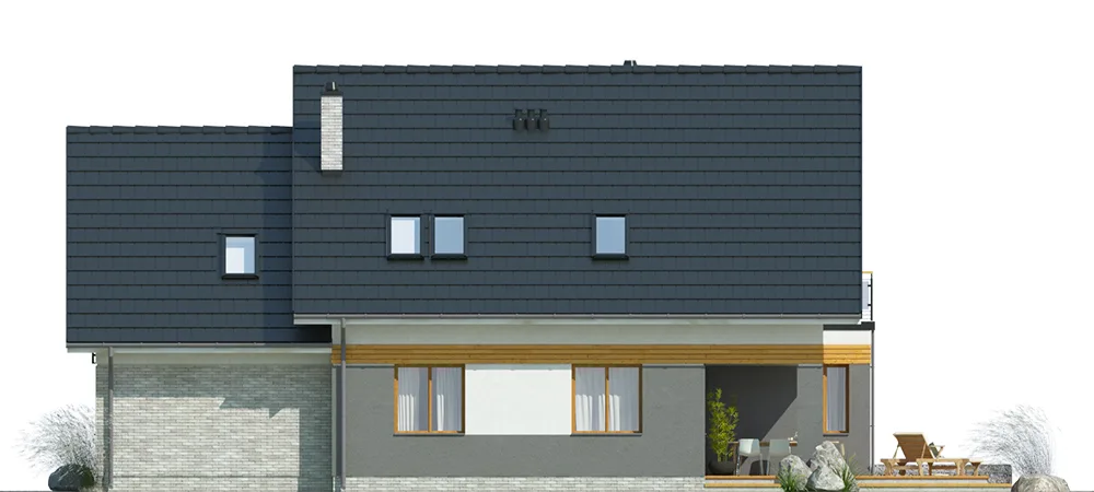 Elewacja boczna lewa