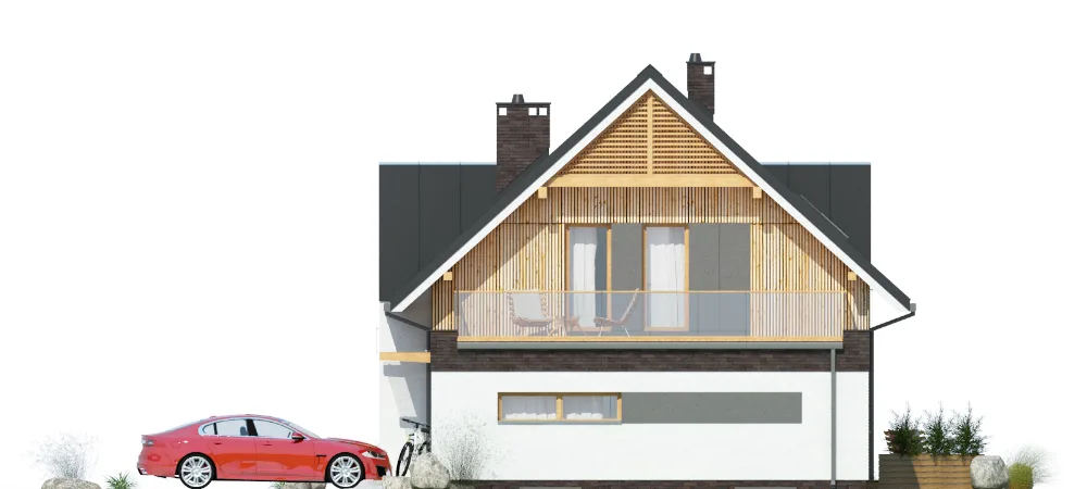 Elewacja boczna prawa