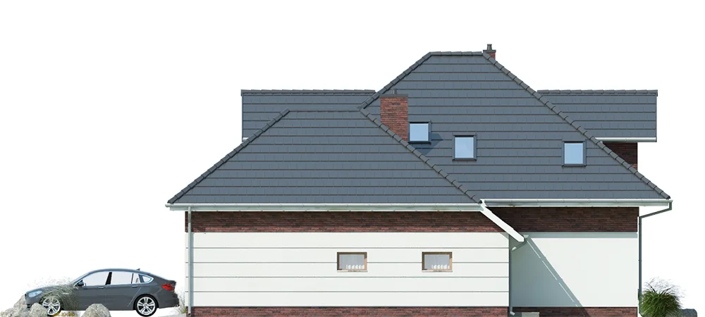 Elewacja boczna prawa