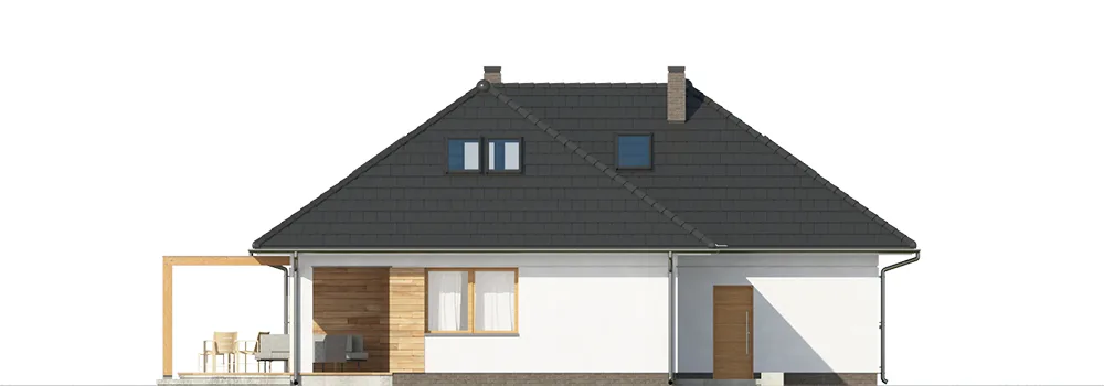 Elewacja boczna lewa