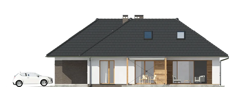 Elewacja boczna prawa