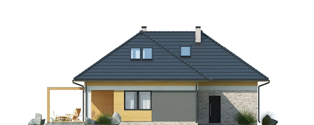 Elewacja boczna lewa