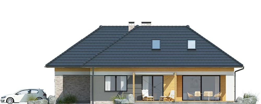 Elewacja boczna prawa