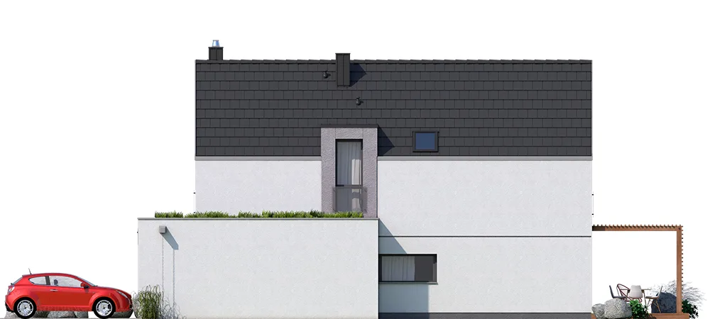 Elewacja boczna prawa