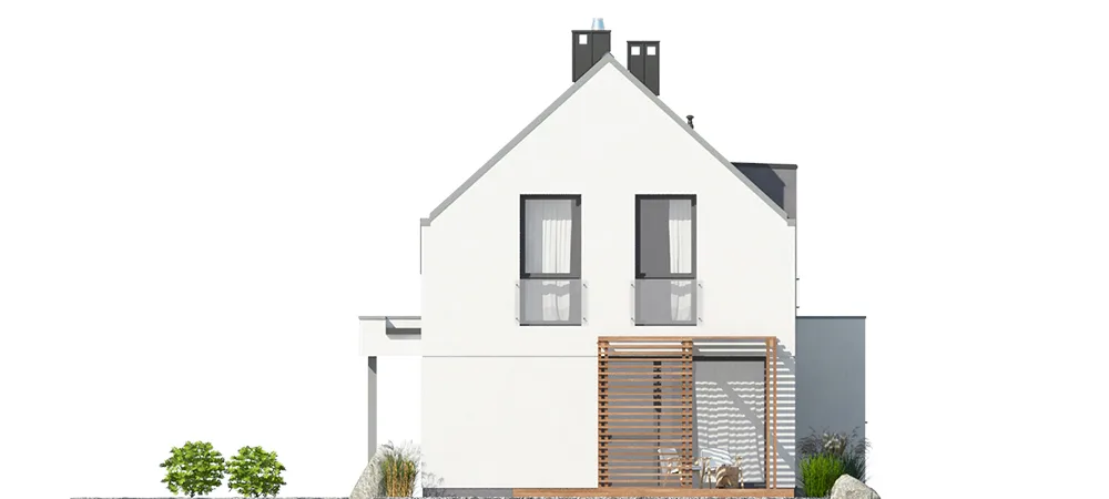 Elewacja boczna lewa