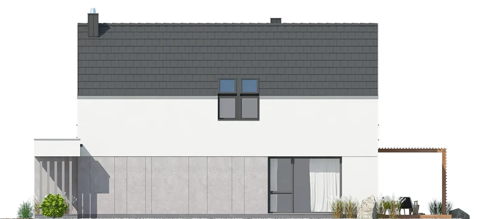 Elewacja boczna prawa