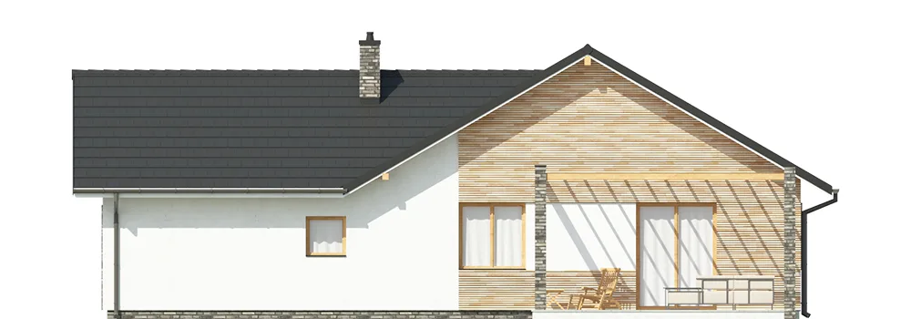 Elewacja boczna lewa