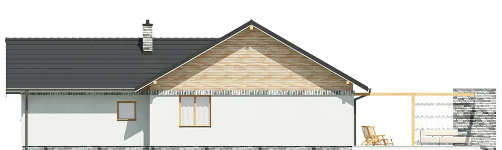 Elewacja boczna lewa