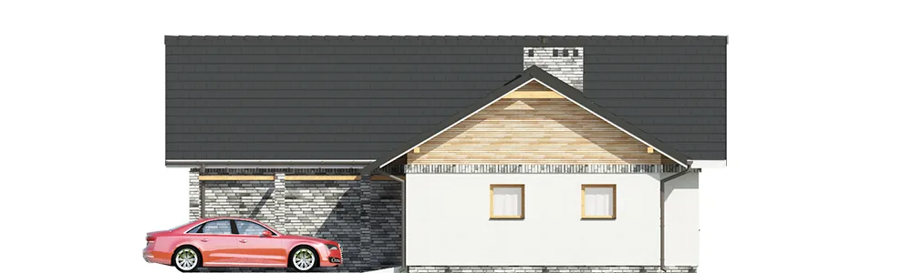 Elewacja boczna prawa