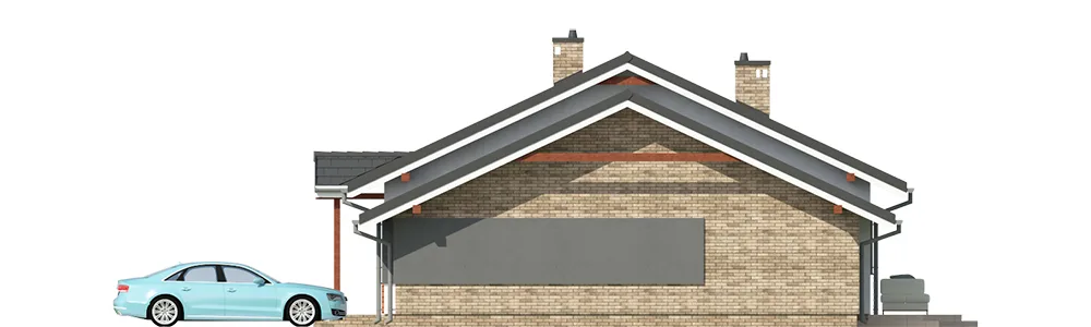 Elewacja boczna prawa