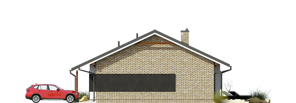 Elewacja boczna prawa