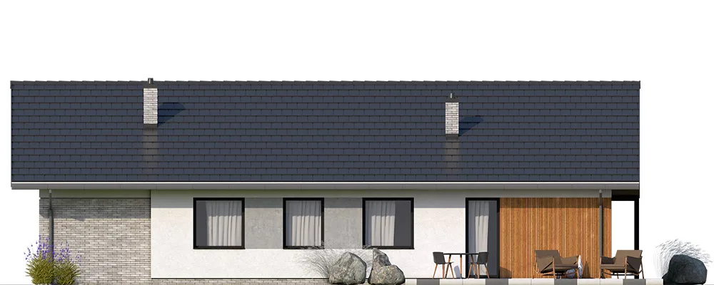 Elewacja boczna lewa