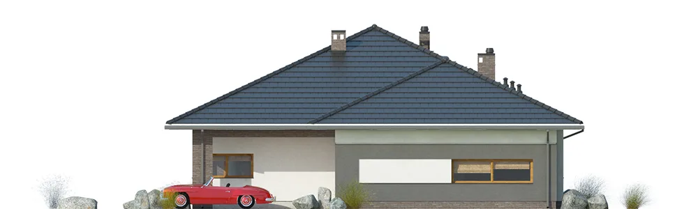 Elewacja boczna prawa