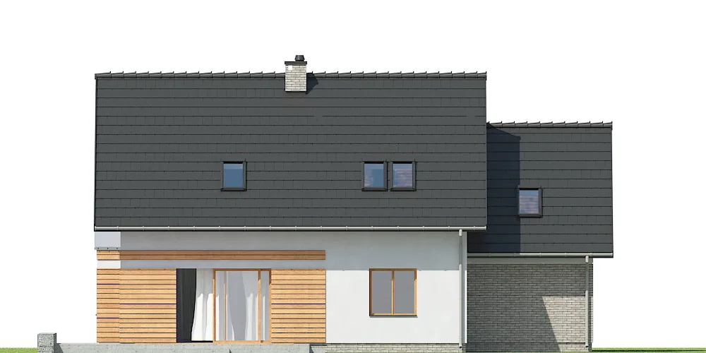 Elewacja boczna lewa