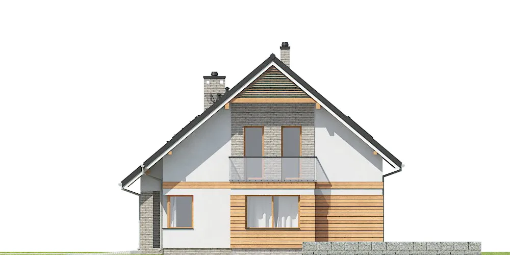 Elewacja boczna prawa