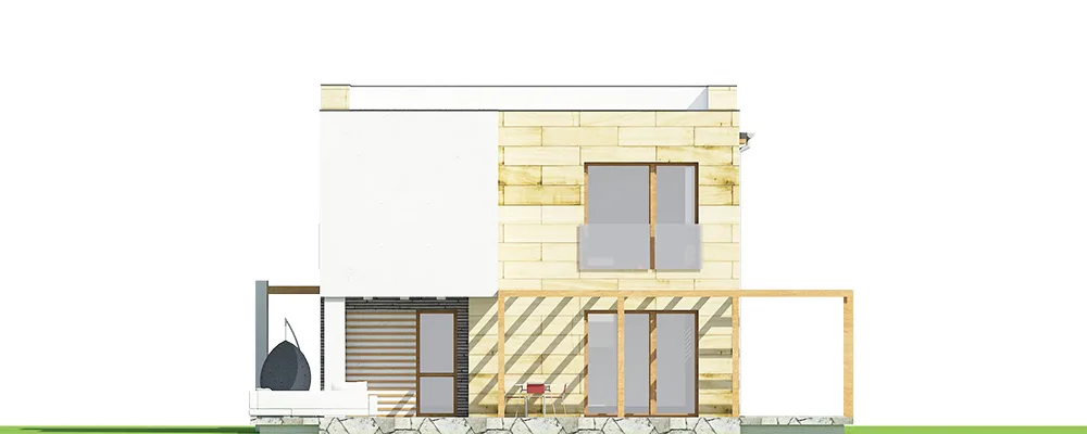 Elewacja boczna prawa